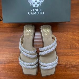 Crystal Vince Camuto Strap Sandal